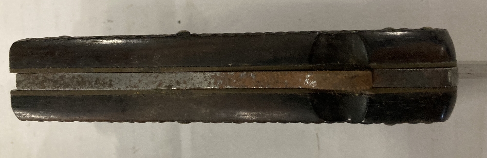 Folding Bowie-Knife, thought to be British made, possibly military, 19th Century, in the style of - Image 13 of 19