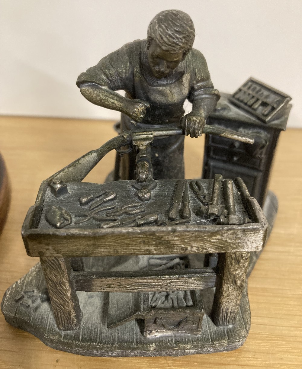 English Miniature Fine Art Sculptures from the Evergreen Collection, cast pewter figures of The - Image 4 of 5