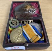 WW1 British War and Victory medals correctly impressed naming to 79783 PTE. J. HANNAH. R.A.M.C. on