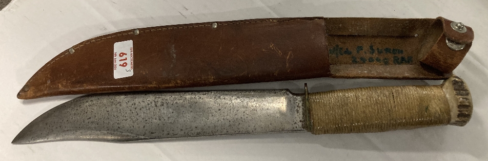 Folding Bowie-Knife, thought to be British made, possibly military, 19th Century, in the style of - Image 3 of 19