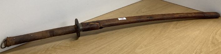 WW2 Japanese Katana, Officer's or Senior Non-Commissioned Officer's sword, made for an army