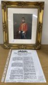 William Sawrey Rawlinson, Lieutenant 6th (Inniskilling) Dragoons, rode in the Charge of the Heavy