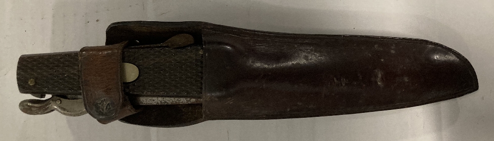 Folding Bowie-Knife, thought to be British made, possibly military, 19th Century, in the style of - Image 6 of 19