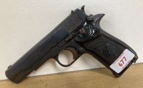 Star Bonifacio Echeverria 9mm-380 calibre semi automatic STAR pistol/revolver, manufactured in