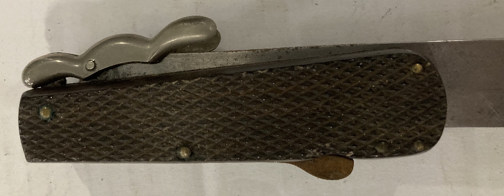 Folding Bowie-Knife, thought to be British made, possibly military, 19th Century, in the style of - Image 12 of 19