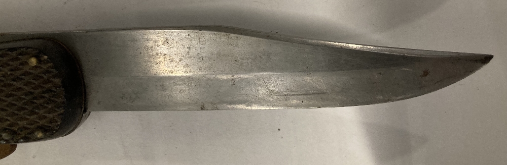 Folding Bowie-Knife, thought to be British made, possibly military, 19th Century, in the style of - Image 9 of 19