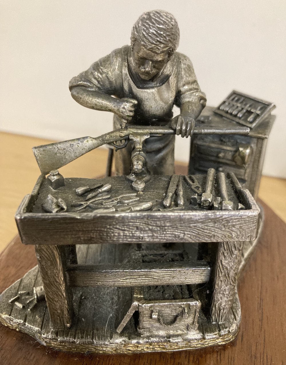 English Miniature Fine Art Sculptures from the Evergreen Collection, cast pewter figures of The - Image 3 of 5