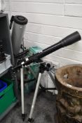A Telestar by Meade model 60AZ-A2 telescope with adjustable tripod, sold along with a Jessops