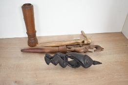 Of ethnographic interest, a selection of 20th-century Papua New Guinea ritual and ancestral tribal