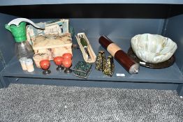A selection of early to mid 20th-century bakelite wares, to feature a Bandalasta 'tea' holder and
