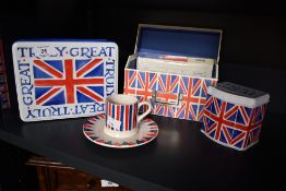 A small selection of 20th-century Emma Bridgewater 'Truly Great' ware, to feature a small cup and