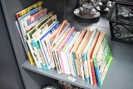 A selection of vintage illustrated cartoon strip books, with a quantity published mainly by The