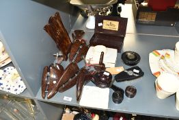 A selection of early to mid 20th-century bakelite wares, to feature a 1937 Philite commemorative