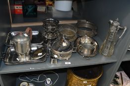 A quantity of late 19th to early 20th-century EPNS, pewter and white metal ware, to feature a