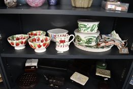 A quantity of 20th-century Emma Bridgewater pottery 'Vegetable' wares, to feature three 'Fruits'