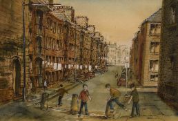 *Local Interest* William G Bell (British 1928 - 2006) Watercolour and Ink on paper 'Ship Street