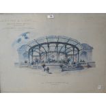 After Gustave Louis Simon (19th Century) Lithograph 'Casino de Vichy', a 20th century reproduction