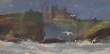 *Local Interest* Fiona Clucas (British Contemporary) Mixed media on paper 'Storm Approaching