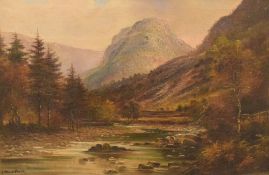 *Local Interest* George Willis Pryce (British 1866 - 1949) Oil on canvas Lake District landscape,