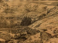 *Local Interest* After Alfred Wainwright (British 1907-1991) Print 'Ashness Bridge', the northern