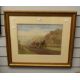 After Charles J Adams (British 1859-1931) Lithograph, agricultural scene with farmers ploughing a - Image 2 of 3