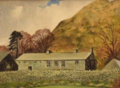 *Local Interest* Geoffrey Smith (British Contemporary) Oil on board 'Hartsop Lake District', a study