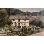 *Local Interest* After Judy Boyes (British b.1943) Lithograph 'Summer Garden, Loughrigg', a study of