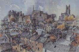 *Local Interest* Chris Stephens (British Contemporary) Lithograph 'Lancaster', signed in pencil to