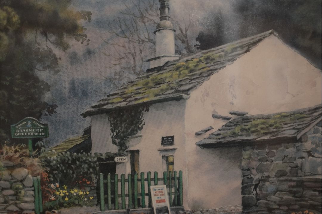 *Local Interest* After Judy Boyes (British b.1943) Lithograph 'Hartsop, a Lakeland Village', a study - Image 3 of 7