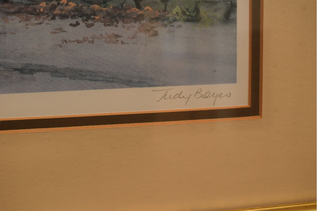 *Local Interest* After Judy Boyes (British b.1943) Lithograph 'Hartsop, a Lakeland Village', a study - Image 4 of 7
