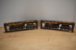 A pair of OO gauge Patriot Class 4-6-0 steam locomotives and matching tenders manufactured by