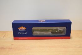 A Bachmann Branch-Line Class 40 diesel locomotive model produced in 1:76 scale for OO gauge. The