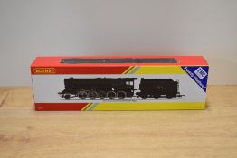 A Hornby OO gauge model steam locomotive and tender, product code R3274. The model represents a