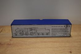 An assembled DJH model kit of a British Railways (BR) Standard Class 4 2-6-0 steam locomotive and