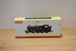 An OO gauge model steam locomotive manufactured by Hornby, representing the British Railways (BR)
