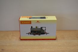 A Hornby OO gauge model steam locomotive, Peckett W4 class, in Willans and Robinson green livery.