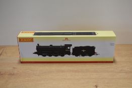 A Hornby 00 gauge model steam locomotive and tender representing the Late British Railways Class Q6,