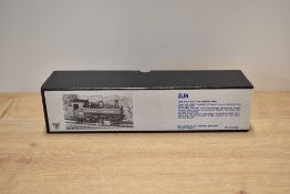 A kit-built OO gauge model of a 1366 Class 0-6-0 pannier tank locomotive, manufactured by DJH