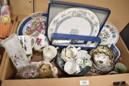 A good selection of collectable items including a Royal Worcester 'Mayfield' cake stand and cake