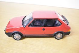 Laudo Racing Model Limited Edition 1:18 Scale Die-cast, Fiat Ritmo Abarth 130TC 1985, no box, been