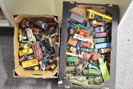 Playworn Die-casts, Dinky, Matchbox Lesney, Matchbox etc, Military, Construction, Commercials,