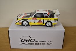 Otto Mobile 1:18 Scale Limited Edition Die-cast, OT130 UV1 Audi S1 Quattro, boxed with internal