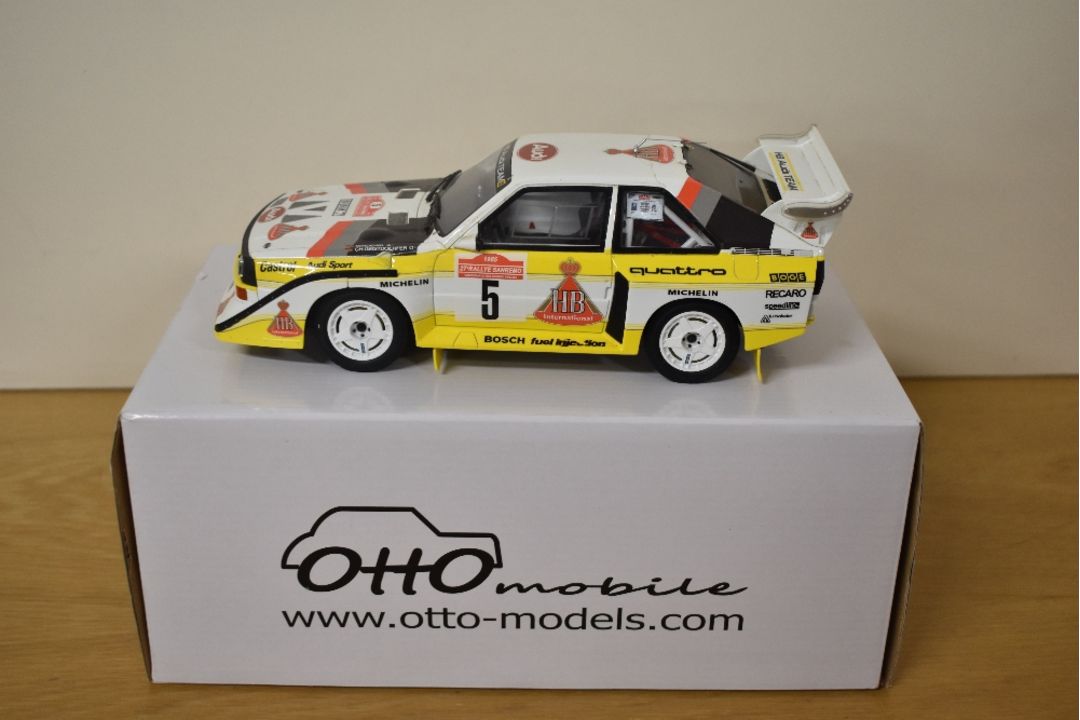 Otto Mobile 1:18 Scale Limited Edition Die-cast, OT130 UV1 Audi S1 Quattro, boxed with internal - Image 1 of 5