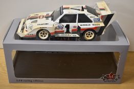 CMR 1:18 Scale Die-cast, CMR190 W Rohrl Audi S1 Pikes Peak 87 after race, boxed with internal