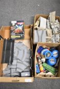Scalextric and Airfix Track, Accessories and Cars,Airfix Performance Car, Scaletric Track and Pit