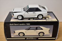 Auto Art Millennium 1:18 scale Die-cast, Audi Sports Quattro 1984, boxed with internal packaging