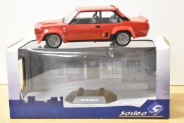 Solido 1:18 Scale Die-cast, S1806002 Fiat 131 Abarth Rouge 1980, boxed with internal display stand