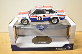 Solido 1:18 Scale Die-cast, S1800807 Fiat 131 Abarth Tour De Corse, boxed with internal display