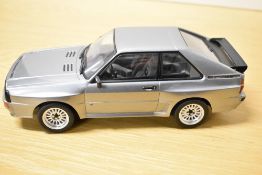 Norev 1:18 Scale Limited Edition Die-cast, 188312 Audi Sports Quattro 1985 Grey Metallic, boxed with
