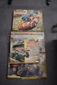 Playcraft and Airfix Slot Racing Sets, Playcraft X110B Champion Motor Racing x2, Airfix MR11 and